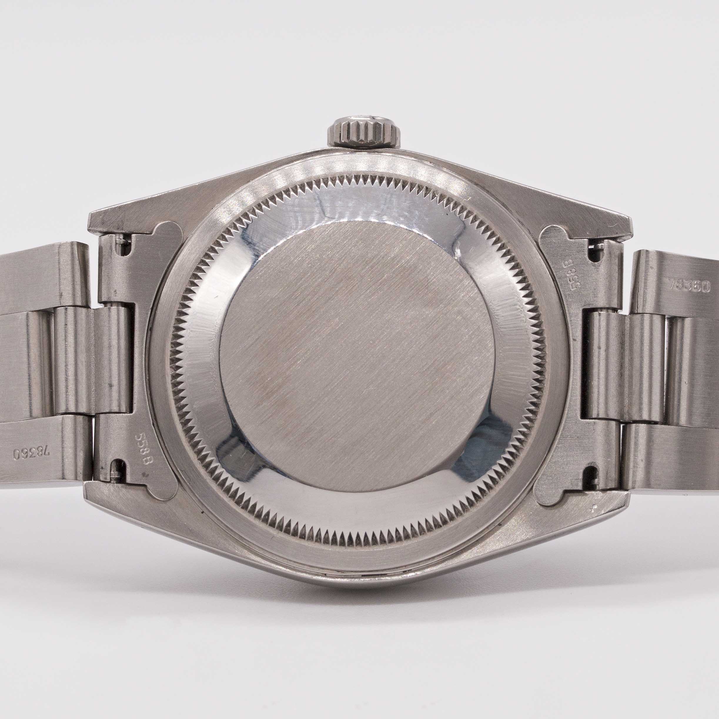 A GENTLEMAN'S STAINLESS STEEL ROLEX OYSTER PERPETUAL DATEJUST BRACELET WATCH CIRCA 2005, REF. - Image 6 of 9