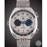 A GENTLEMAN'S STAINLESS STEEL TAG HEUER AUTAVIA AUTOMATIC CHRONOGRAPH BRACELET WATCH DATED 2003,