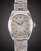 A GENTLEMAN'S STAINLESS STEEL ROLEX OYSTER PRECISION BRACELET WATCH CIRCA 1963, REF. 6426 WITH 3-6-9