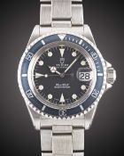 A GENTLEMAN'S STAINLESS STEEL ROLEX TUDOR PRINCE OYSTERDATE SUBMARINER BRACELET WATCH CIRCA 1992,