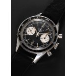 A VERY RARE GENTLEMAN'S STAINLESS STEEL HEUER AUTAVIA CHRONOGRAPH WRIST WATCH CIRCA 1968, REF.