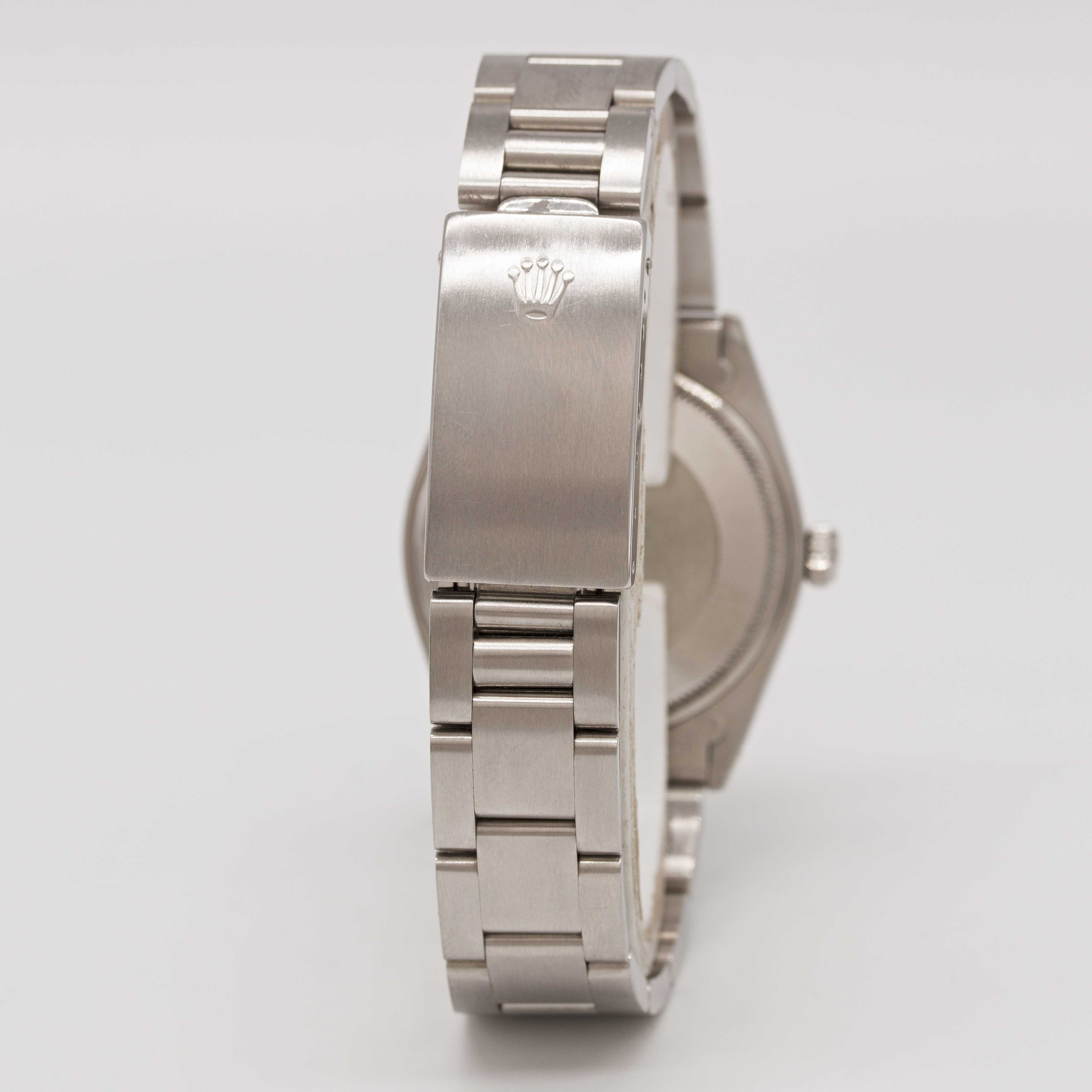 A RARE GENTLEMAN'S STAINLESS STEEL ROLEX OYSTER PERPETUAL AIR KING BRACELET WATCH CIRCA 1989, REF. - Image 7 of 11