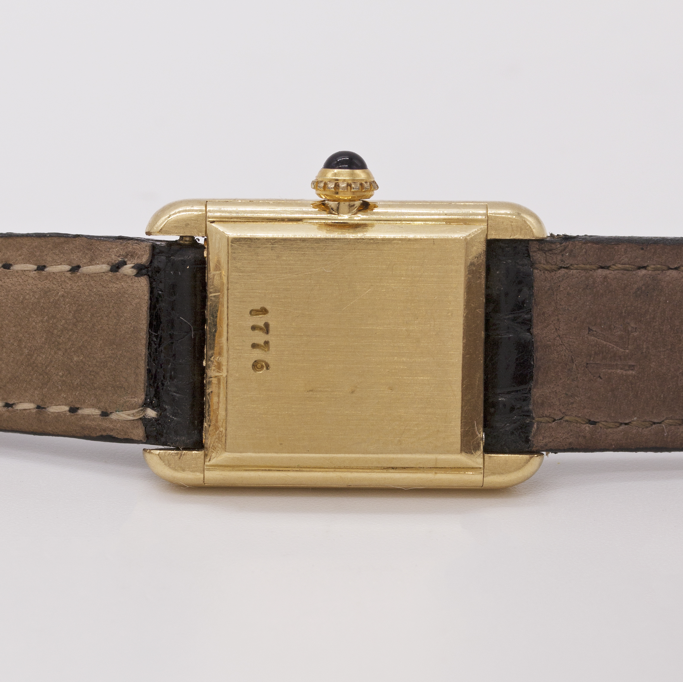 A RARE LADIES 18K SOLID GOLD CARTIER LONDON TANK "LC" WRIST WATCH CIRCA 1975, WITH LONDON - Image 7 of 14