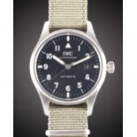 A GENTLEMAN'S STAINLESS STEEL IWC MARK XVIII PILOTS WRIST WATCH DATED 2018, REF. 327007 IWC