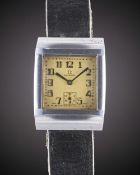 A RARE GENTLEMAN'S OMEGA "ARMURE" "WATERPROOF" WRIST WATCH DATED 1931, REF. MG 957 ACCOMPANIED BY