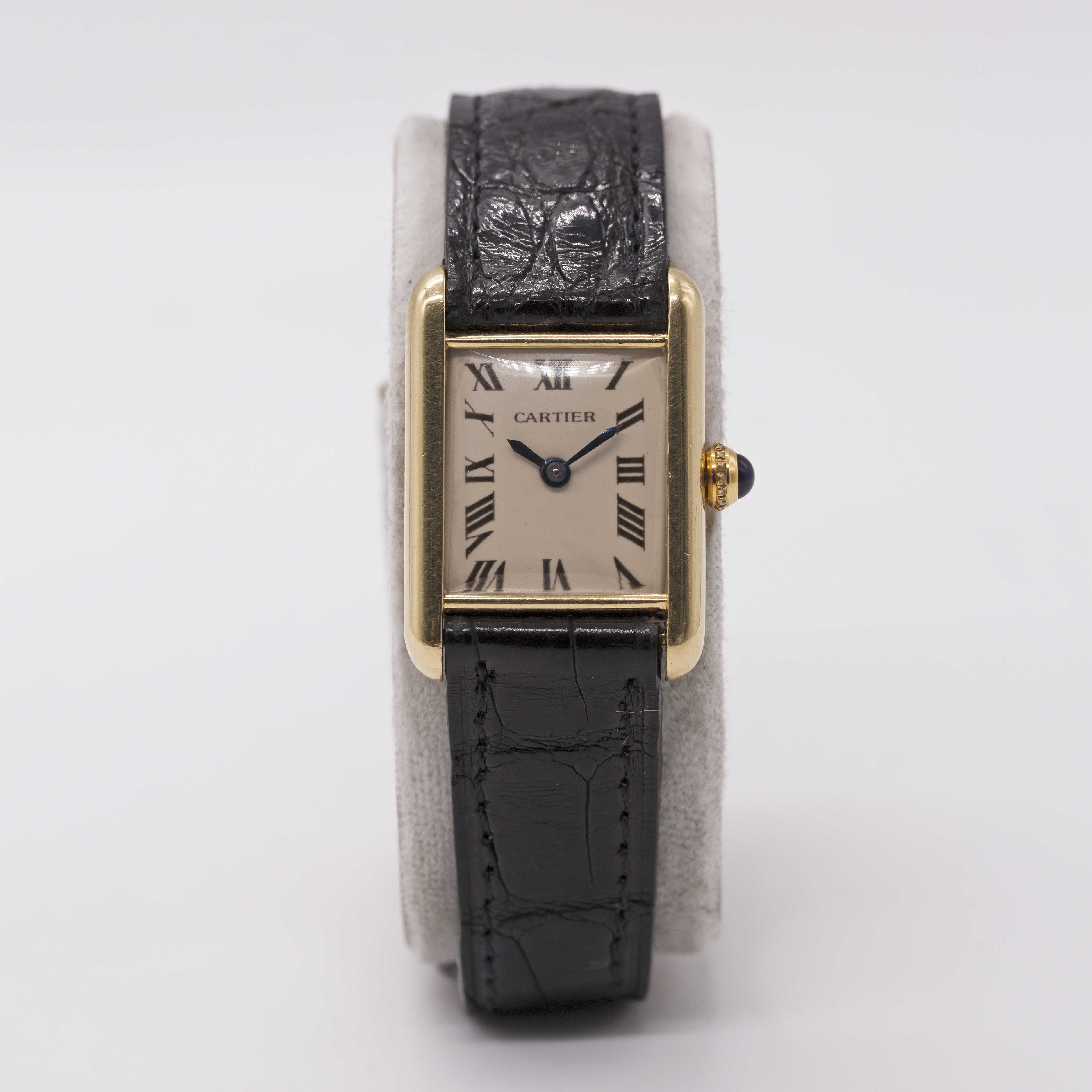 A RARE LADIES 18K SOLID GOLD CARTIER LONDON TANK "LC" WRIST WATCH CIRCA 1975, WITH LONDON - Image 2 of 14