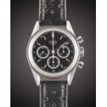 A GENTLEMAN'S STAINLESS STEEL HEUER CLASSIC CARRERA CHRONOGRAPH WRIST WATCH CIRCA 1999, REF.