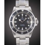 A GENTLEMAN'S STAINLESS STEEL ROLEX TUDOR PRINCE OYSTERDATE "LOLLIPOP" SUBMARINER BRACELET WATCH