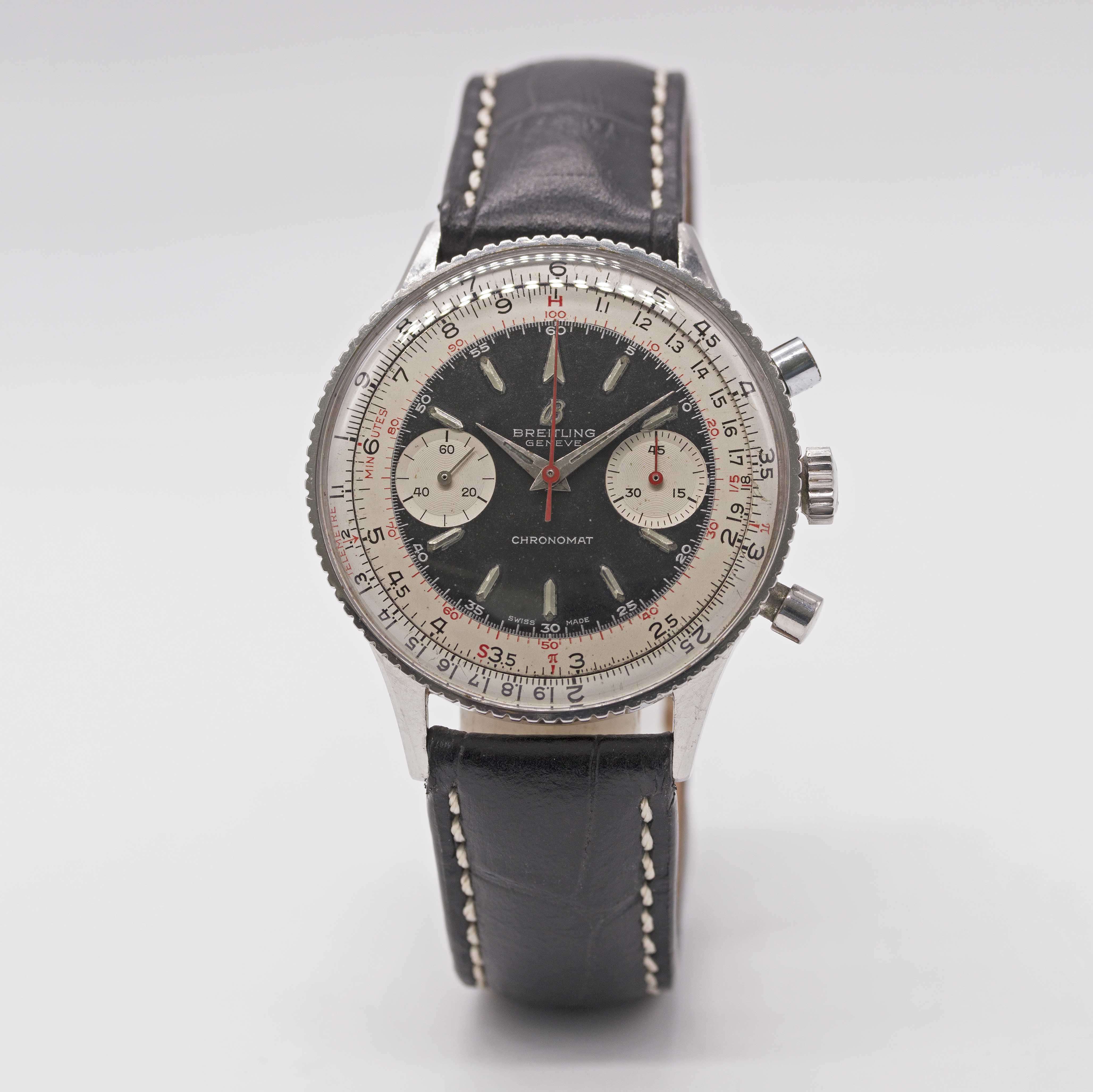 A GENTLEMAN'S STAINLESS STEEL BREITLING CHRONOMAT CHRONOGRAPH WRIST WATCH CIRCA 1963, REF. 808 - Image 2 of 10