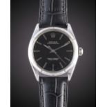 A GENTLEMAN'S STAINLESS STEEL ROLEX OYSTER PERPETUAL WRIST WATCH CIRCA 1967, REF. 1003 WITH GLOSS