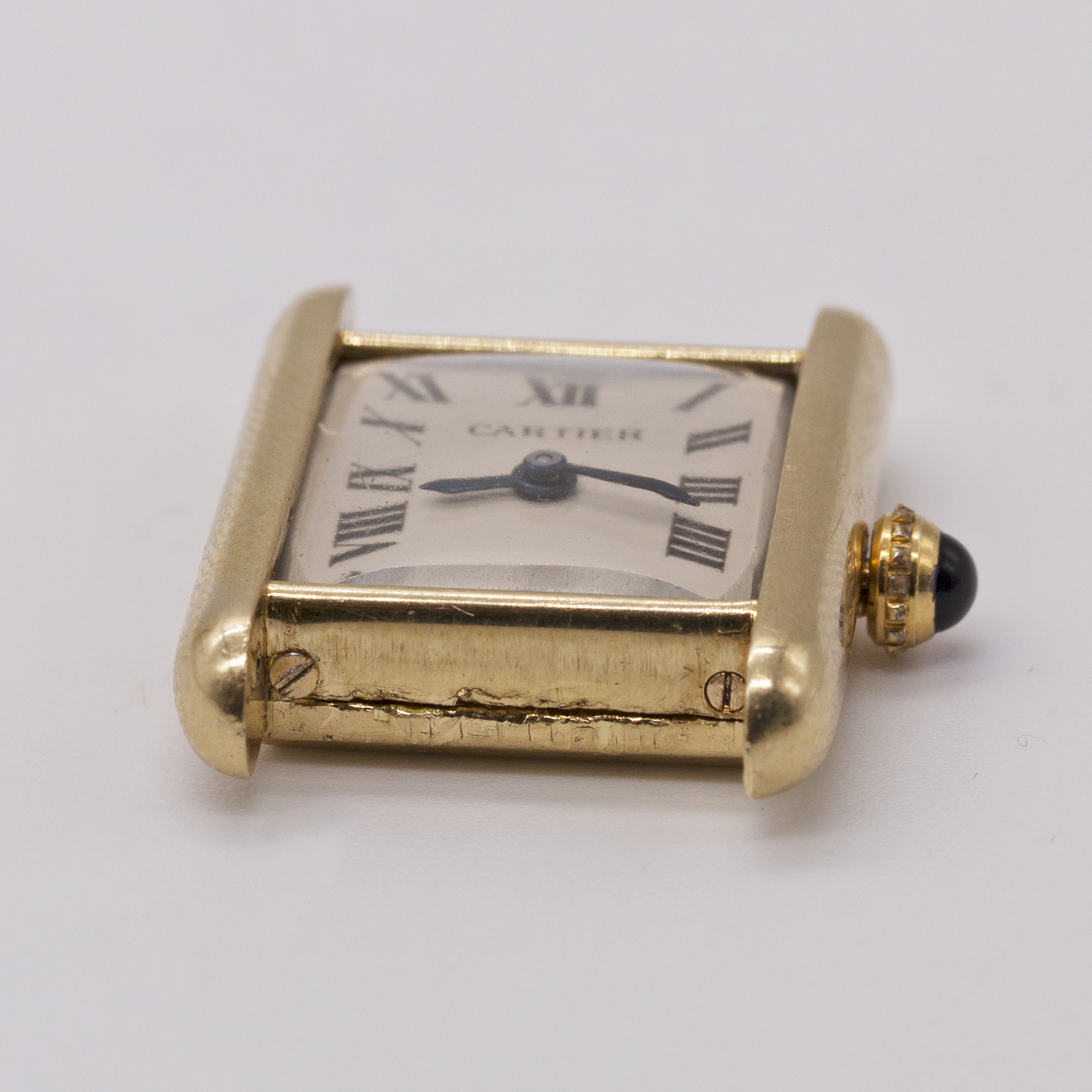 A RARE LADIES 18K SOLID GOLD CARTIER LONDON TANK "LC" WRIST WATCH CIRCA 1975, WITH LONDON - Image 10 of 14