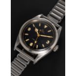 A VERY RARE GENTLEMAN'S STAINLESS STEEL ROLEX OYSTER PERPETUAL PRECISION "PRE EXPLORER" BRACELET