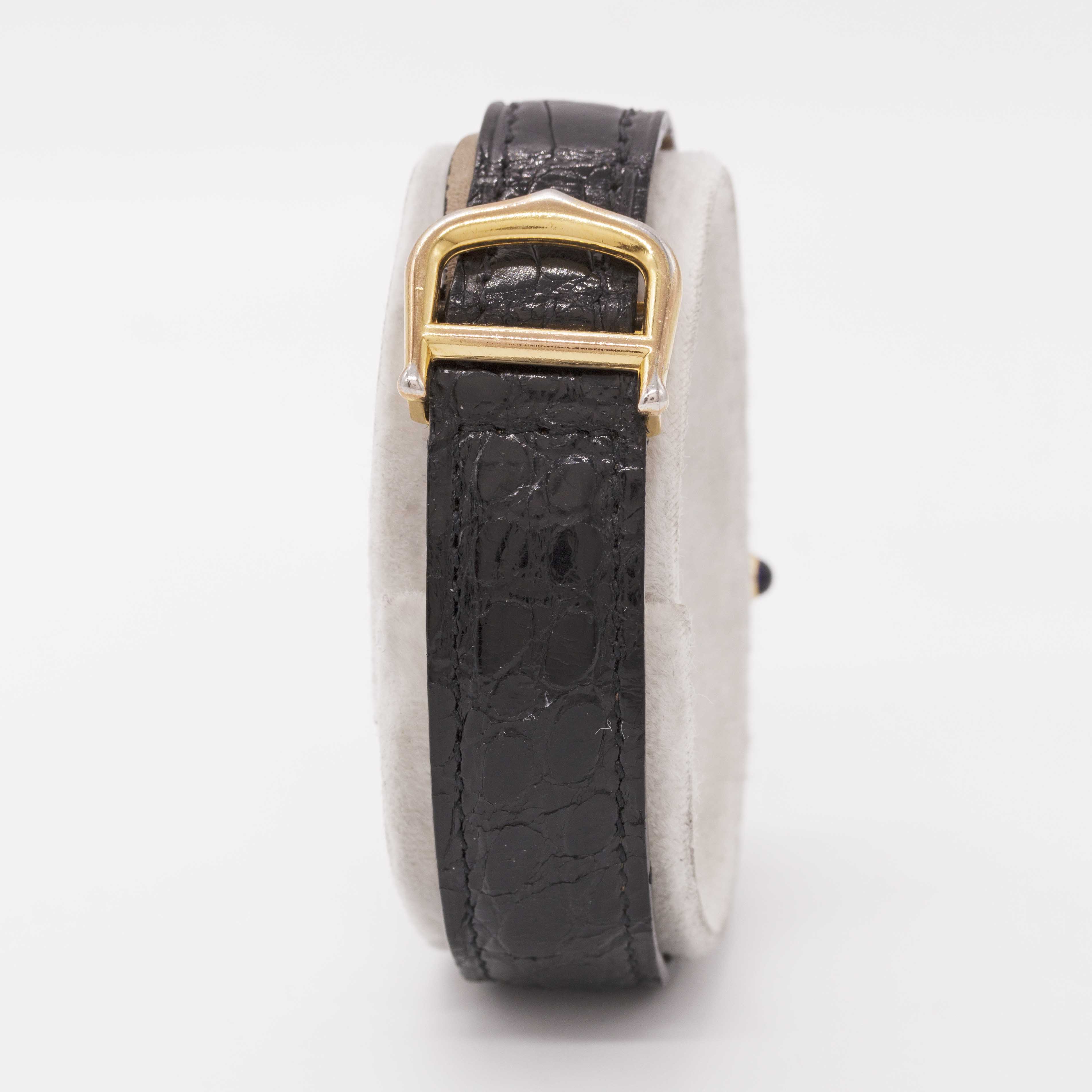 A RARE LADIES 18K SOLID GOLD CARTIER LONDON TANK "LC" WRIST WATCH CIRCA 1975, WITH LONDON - Image 6 of 14