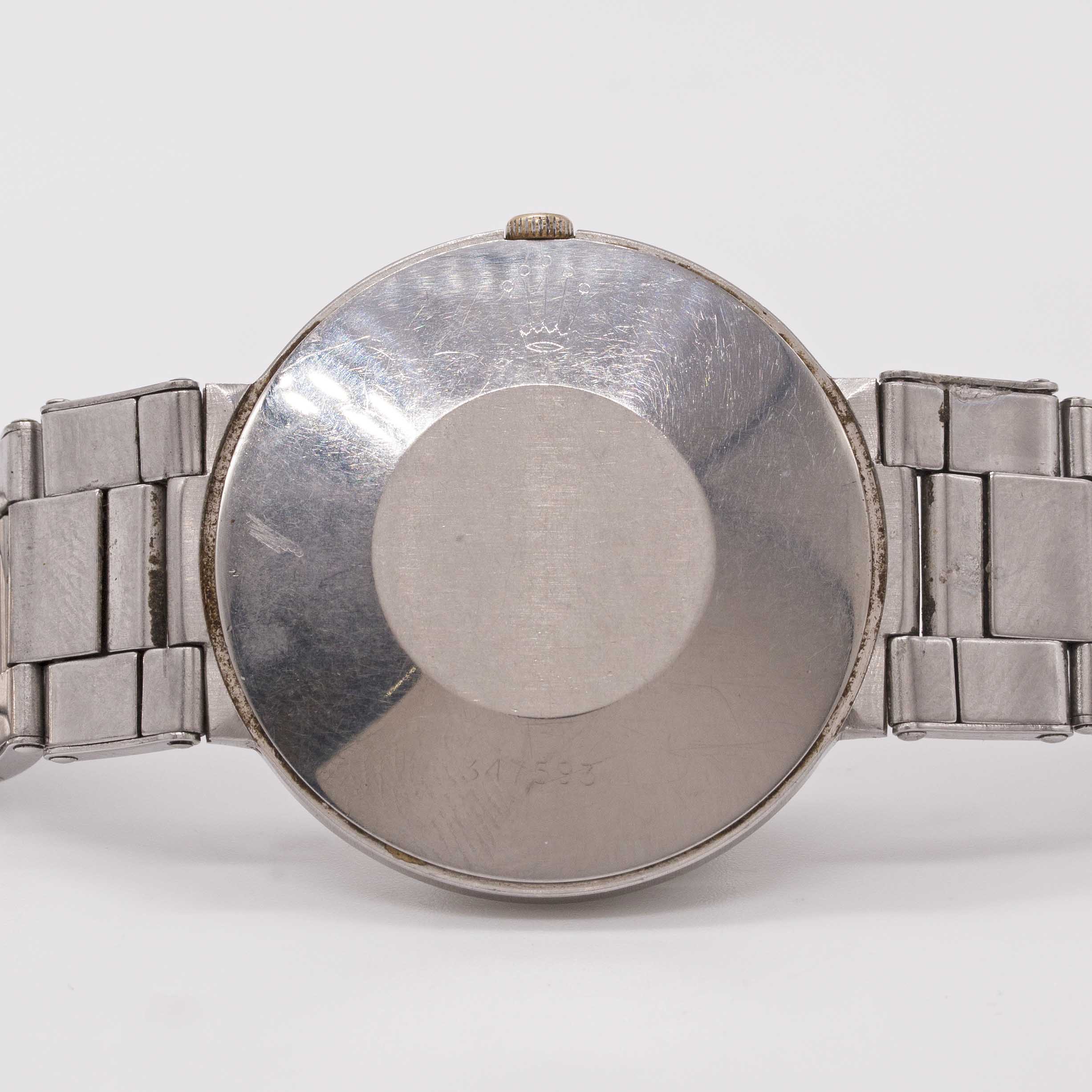 A RARE GENTLEMAN'S STAINLESS STEEL ROLEX "UFO" PRECISION BRACELET WATCH CIRCA 1958, REF. 9083 WITH - Image 8 of 12