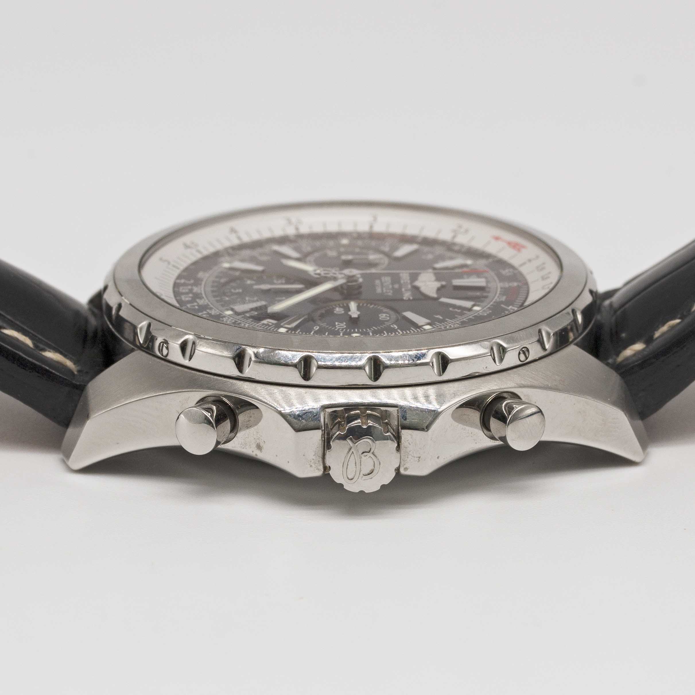 A STAINLESS STEEL BREITLING BENTLEY MOTORS T CHRONOGRAPH WRIST WATCH CIRCA 2007, REF. A25363 WITH - Image 7 of 9