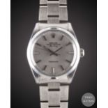 A GENTLEMAN'S STAINLESS STEEL ROLEX OYSTER PERPETUAL AIR KING BRACELET WATCH CIRCA 1987, REF. 5500 R