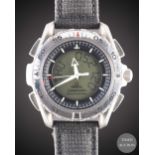 A GENTLEMAN'S TITANIUM OMEGA SPEEDMASTER PROFESSIONAL X-33 WRIST WATCH DATED 1998, REF. 39905006