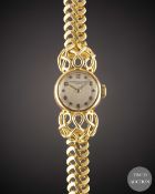 A LADIES 18K SOLID GOLD VACHERON & CONSTANTIN COCKTAIL BRACELET WATCH CIRCA 1930s, WITH "STAR"