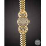 A LADIES 18K SOLID GOLD VACHERON & CONSTANTIN COCKTAIL BRACELET WATCH CIRCA 1930s, WITH "STAR"