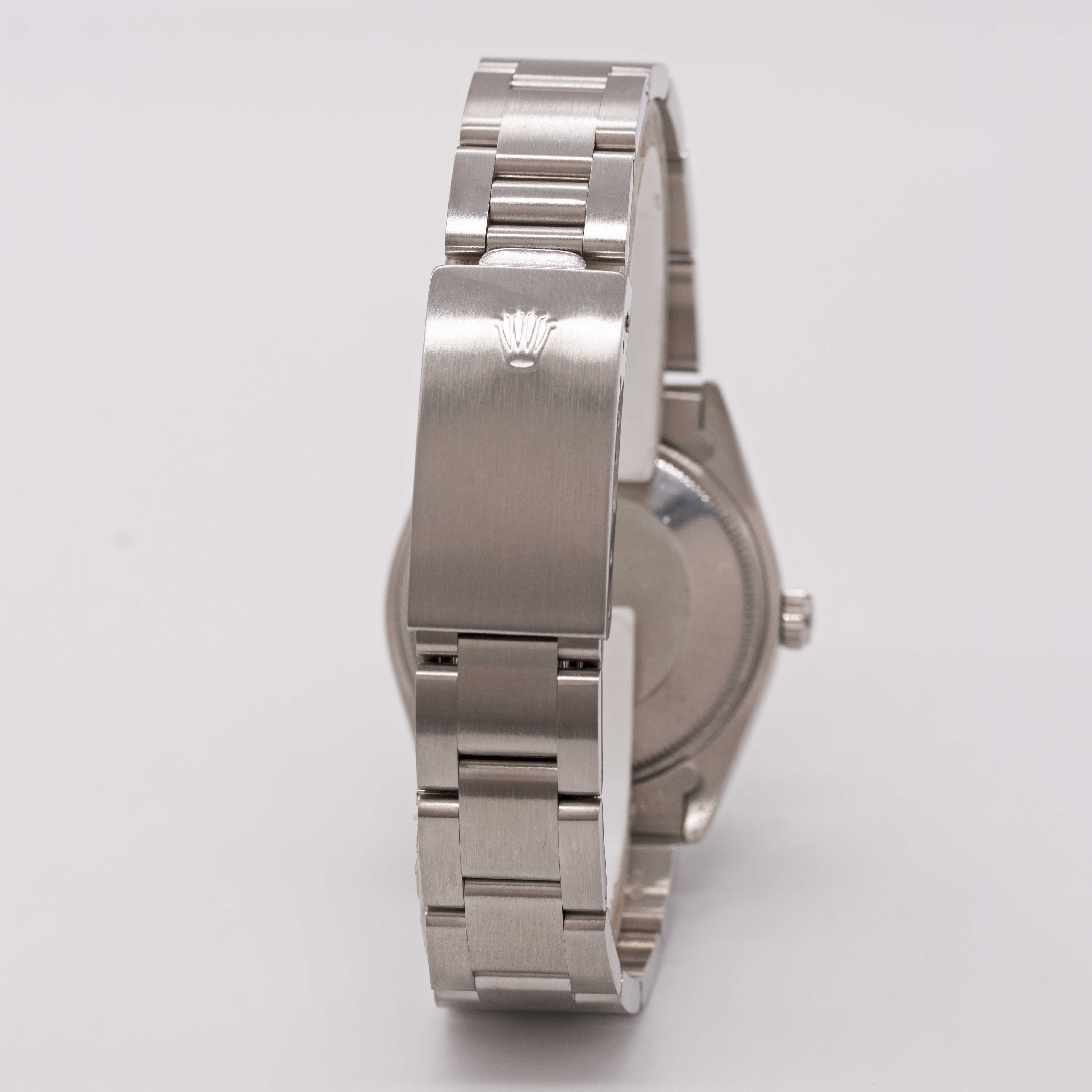 A GENTLEMAN'S STAINLESS STEEL ROLEX OYSTER PERPETUAL AIR KING BRACELET WATCH CIRCA 1987, REF. 5500 R - Image 5 of 9