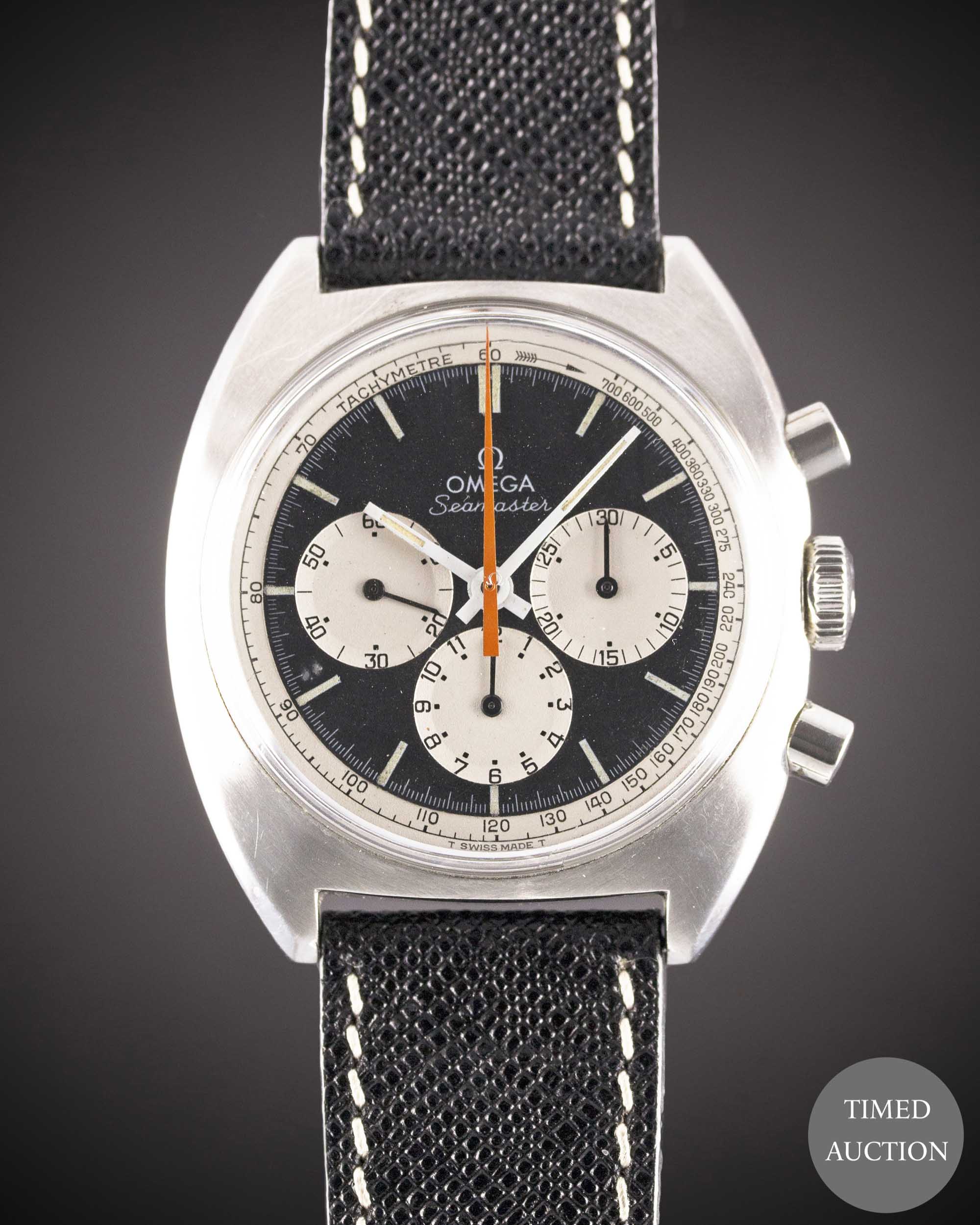 A GENTLEMAN'S STAINLESS STEEL OMEGA SEAMASTER CHRONOGRAPH WRIST WATCH CIRCA 1967, REF. 145.006-66