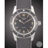 A GENTLEMAN'S STAINLESS STEEL LONGINES HERITAGE SKIN DIVER WRIST WATCH DATED 2020, REF. L28224569