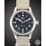 A GENTLEMAN'S STAINLESS STEEL IWC MARK XVIII PILOTS WRIST WATCH DATED 2018, REF. 327007 IWC TRIBUTE