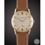 A GENTLEMAN'S 18K SOLID YELLOW GOLD VACHERON & CONSTANTIN WRIST WATCH CIRCA 1960s, REF. 6484 WITH "