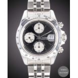 A GENTLEMAN'S STAINLESS STEEL ROLEX TUDOR PRINCE DATE AUTOMATIC CHRONO TIME CHRONOGRAPH BRACELET