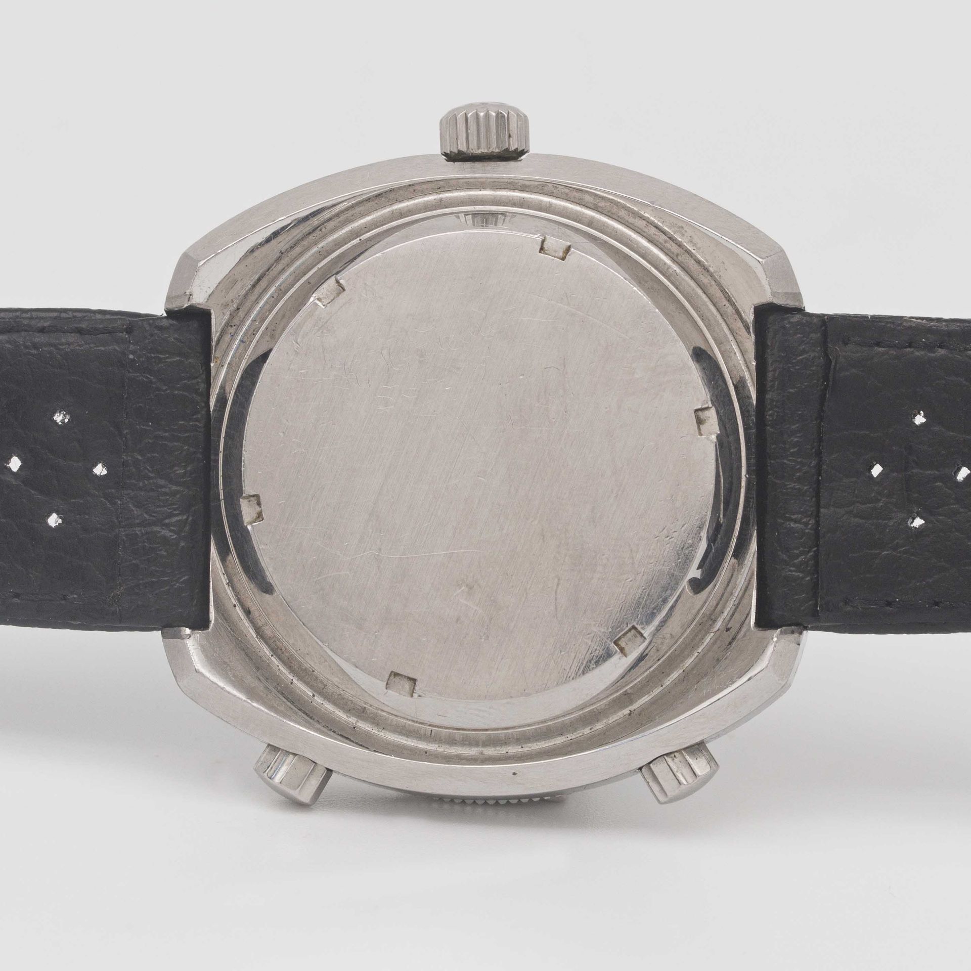 A GENTLEMAN'S STAINLESS STEEL HEUER CALCULATOR AUTOMATIC CHRONOGRAPH WRIST WATCH CIRCA 1970s, REF. - Image 6 of 8