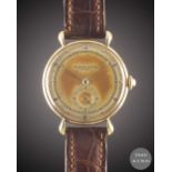 A GENTLEMAN'S LARGE SIZE 18K SOLID GOLD VACHERON & CONSTANTIN WRIST WATCH CIRCA 1950, WITH "CREME