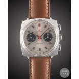 A GENTLEMAN'S BREITLING TOP TIME CHRONOGRAPH WRIST WATCH CIRCA 1969, REF. 2006/33 WITH "PANDA"