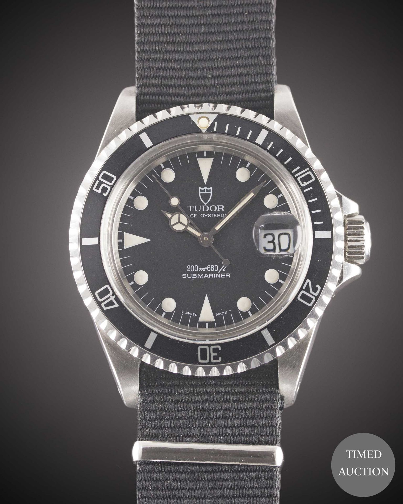 A GENTLEMAN'S STAINLESS STEEL ROLEX TUDOR PRINCE OYSTERDATE SUBMARINER WRIST WATCH CIRCA 1992,