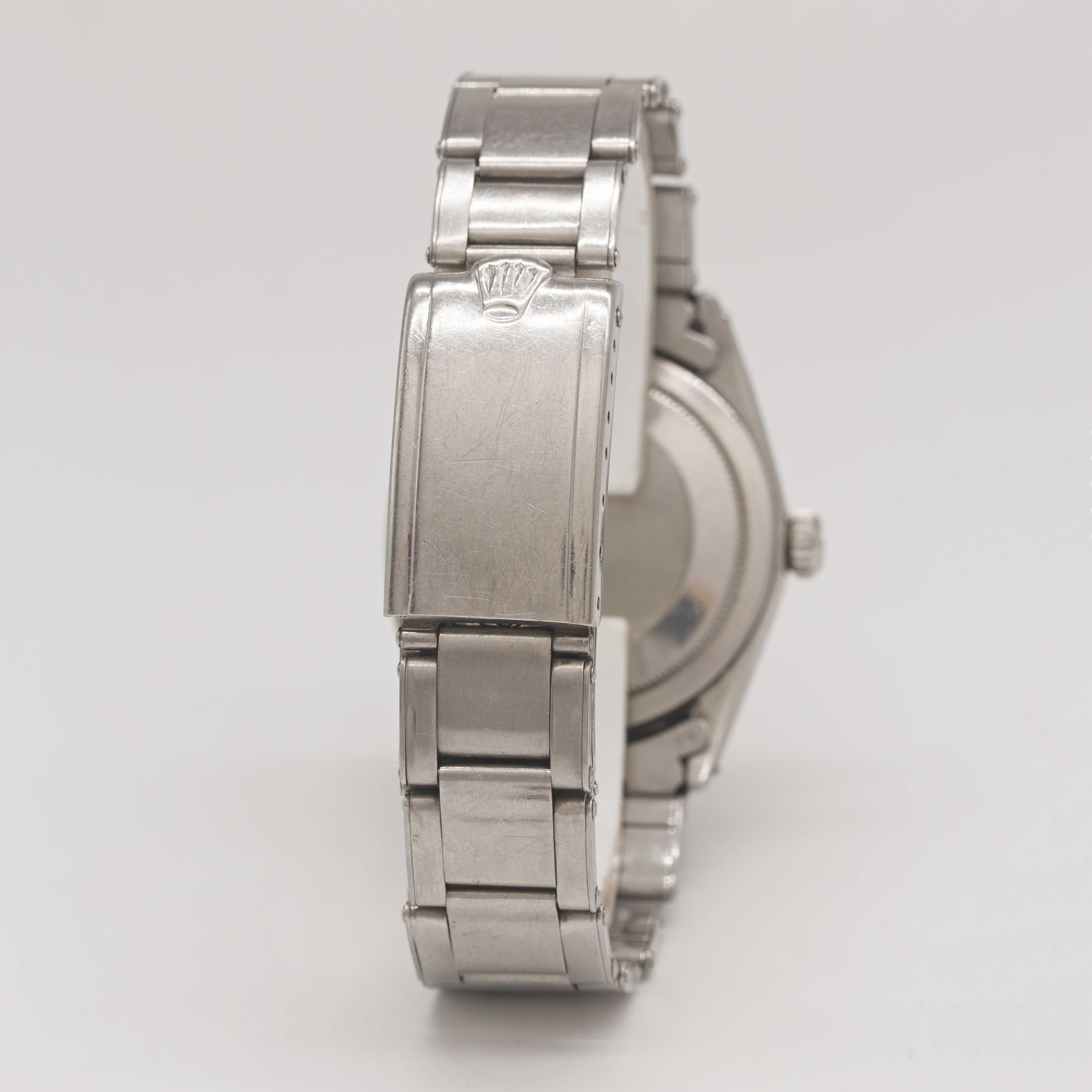 A VERY RARE GENTLEMAN'S STAINLESS STEEL ROLEX OYSTER PERPETUAL EXPLORER BRACELET WATCH CIRCA 1964, - Image 9 of 15