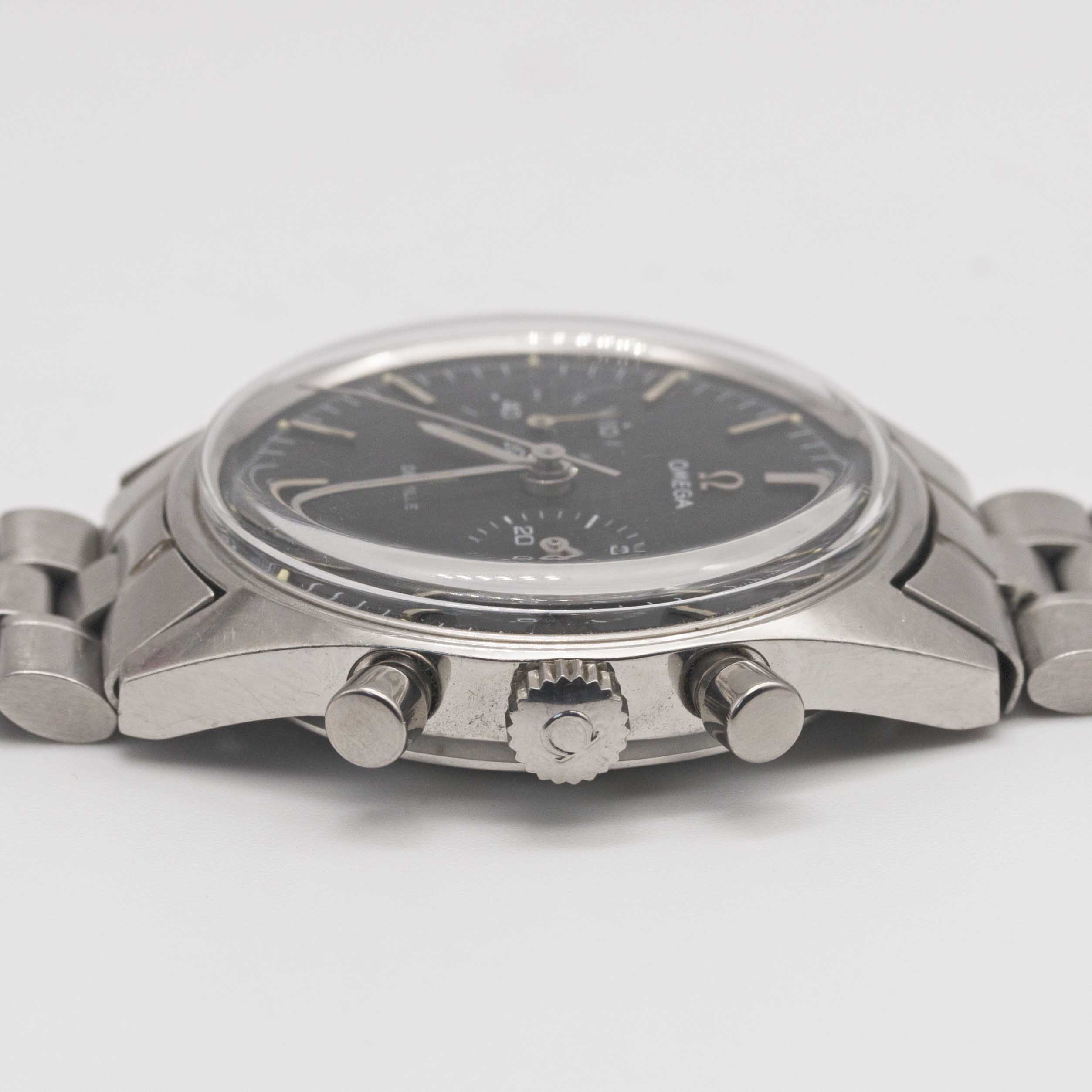 A GENTLEMAN'S STAINLESS STEEL OMEGA DE VILLE CHRONOGRAPH BRACELET WATCH CIRCA 1968, REF. 145.017 - Image 10 of 11