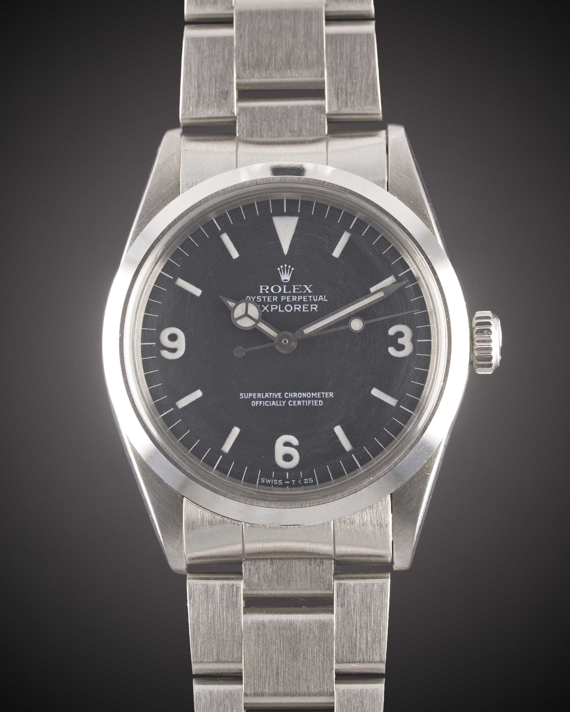 A GENTLEMAN'S STAINLESS STEEL ROLEX OYSTER PERPETUAL EXPLORER BRACELET WATCH CIRCA 1969, REF. 1016 - Image 2 of 11