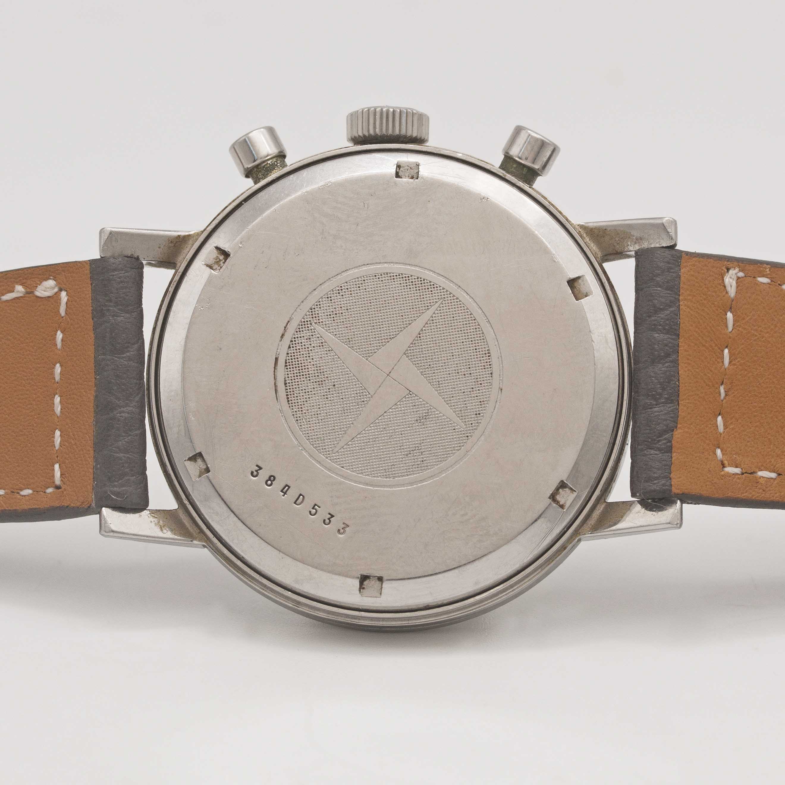 A GENTLEMAN'S STAINLESS STEEL ZENITH CHRONOGRAPH WRIST WATCH CIRCA 1960s, REF. A271  Movement: - Image 6 of 9