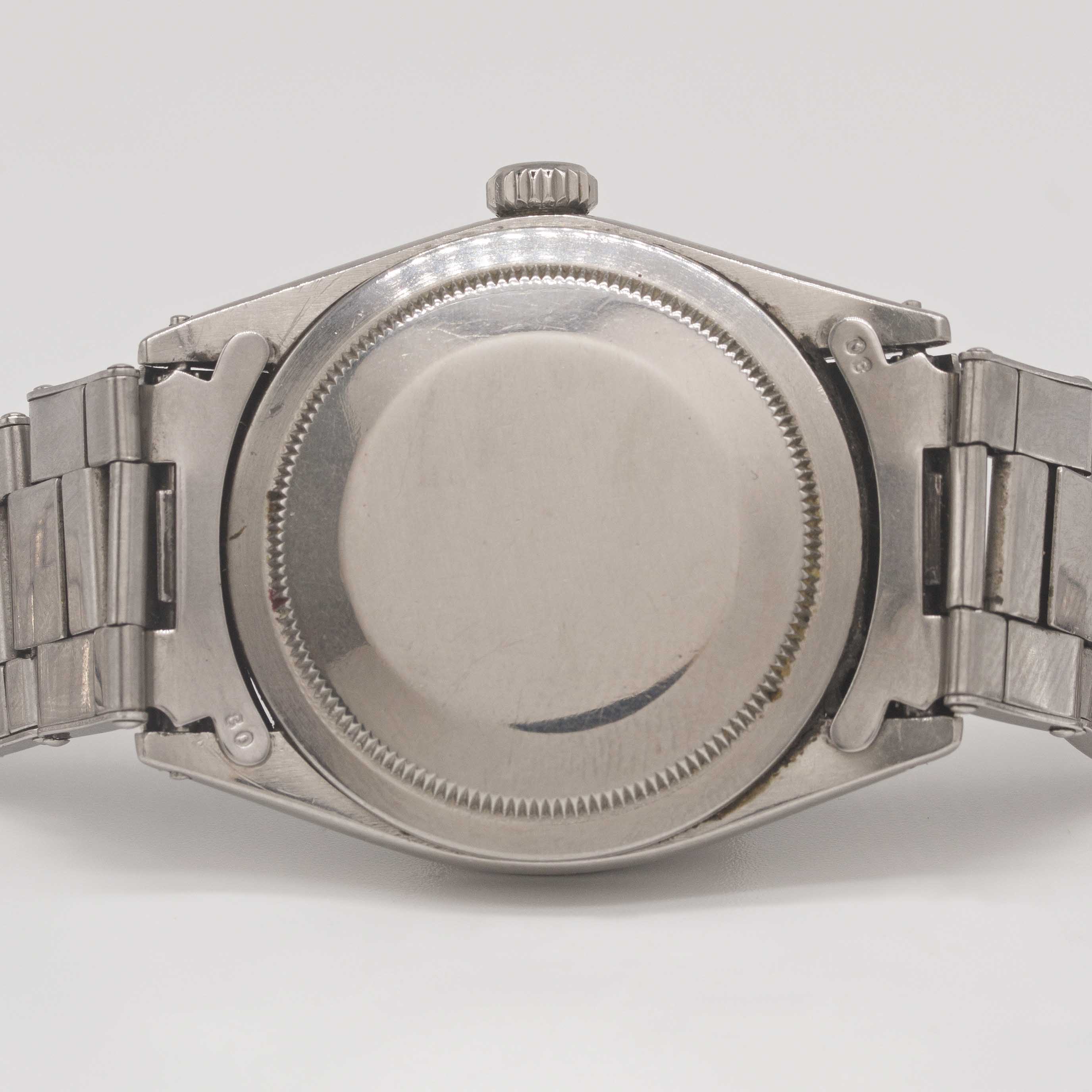 A VERY RARE GENTLEMAN'S STAINLESS STEEL ROLEX OYSTER PERPETUAL EXPLORER BRACELET WATCH CIRCA 1964, - Image 10 of 15