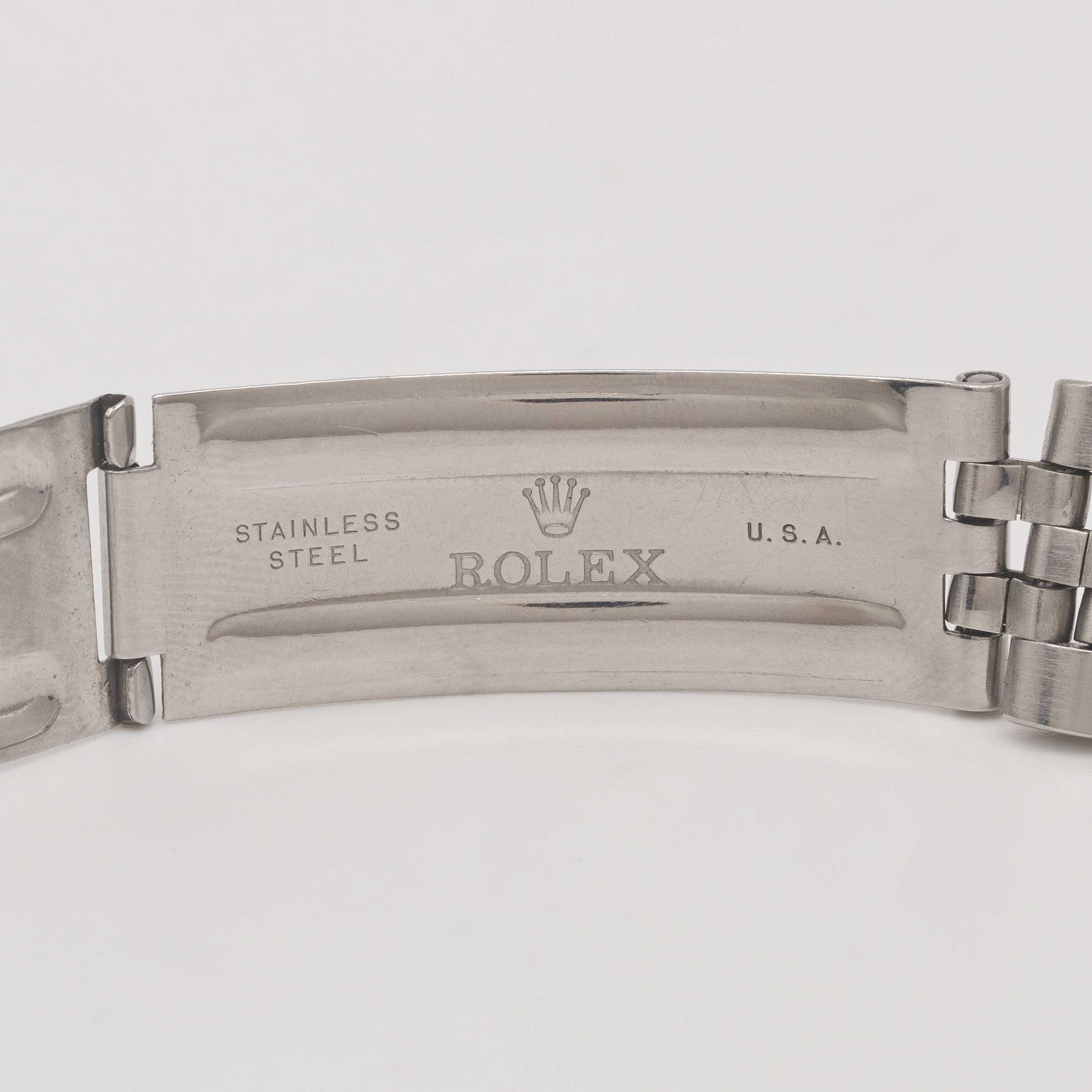 A GENTLEMAN'S STAINLESS STEEL ROLEX OYSTER PERPETUAL DATEJUST BRACELET WATCH CIRCA 1970, REF. 1603 - Image 11 of 12