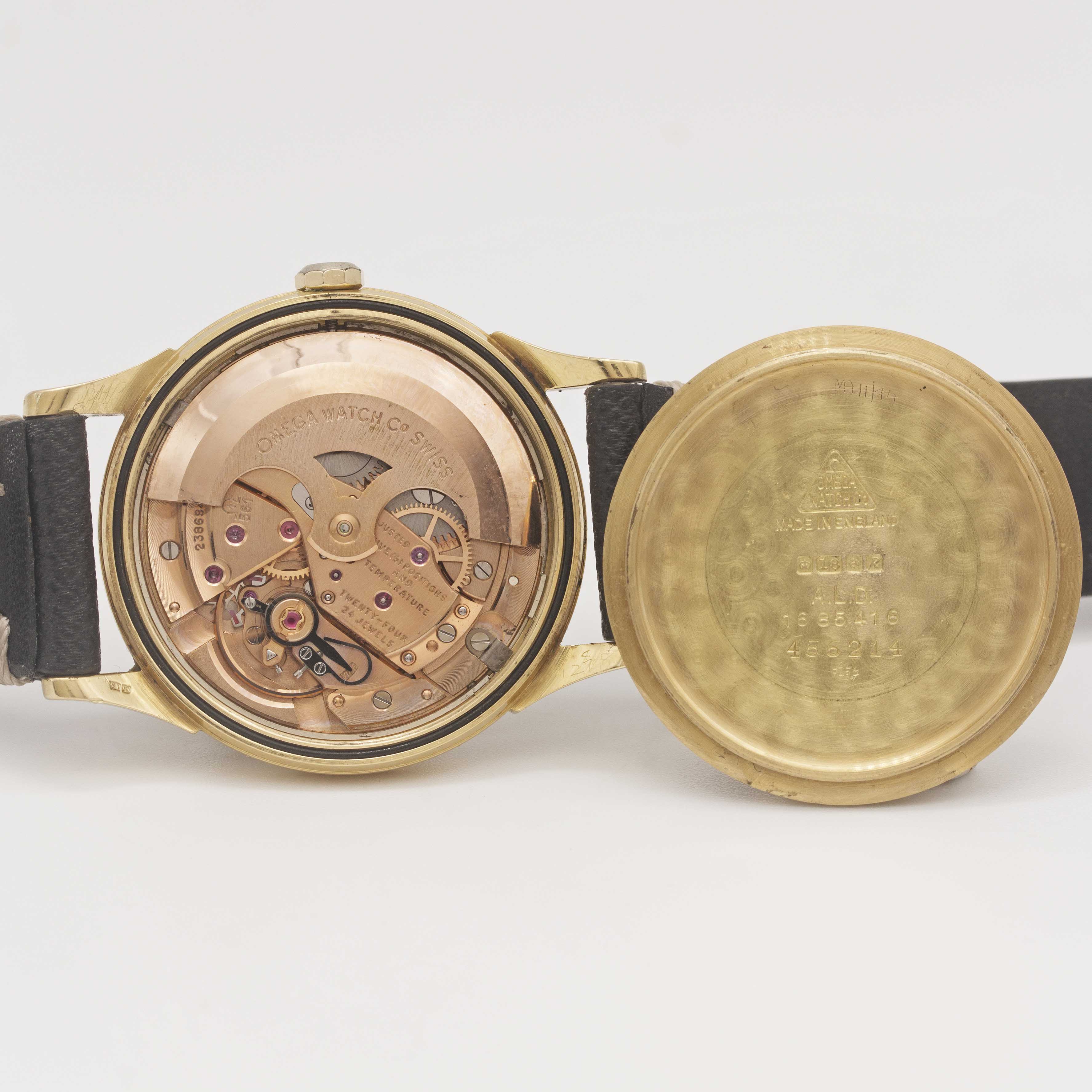 A GENTLEMAN'S 18K SOLID YELLOW GOLD OMEGA CONSTELLATION DATE CHRONOMETER WRIST WATCH CIRCA 1966, - Image 7 of 9