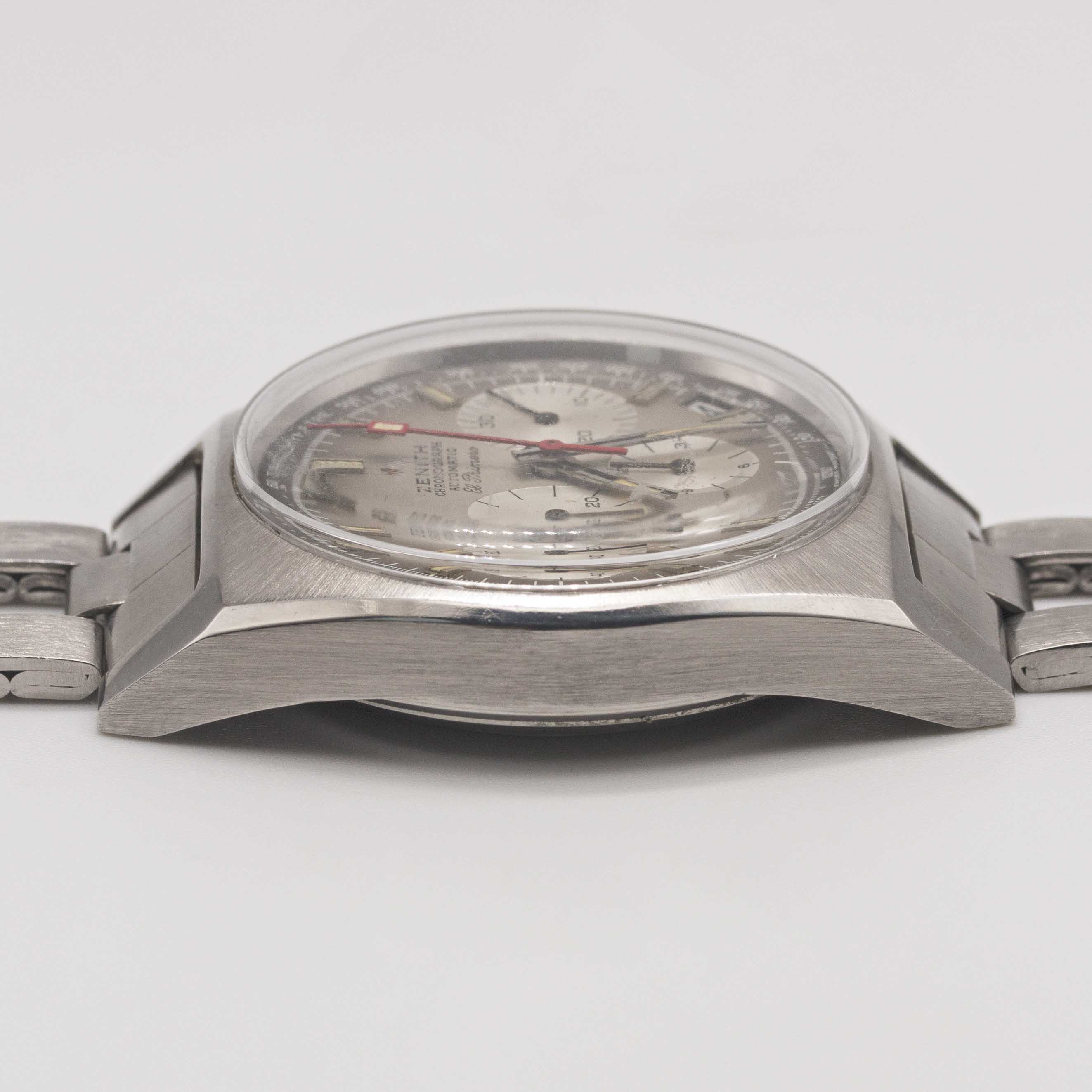 A GENTLEMAN'S STAINLESS STEEL ZENITH EL PRIMERO AUTOMATIC CHRONOGRAPH BRACELET WATCH CIRCA 1971, - Image 11 of 11