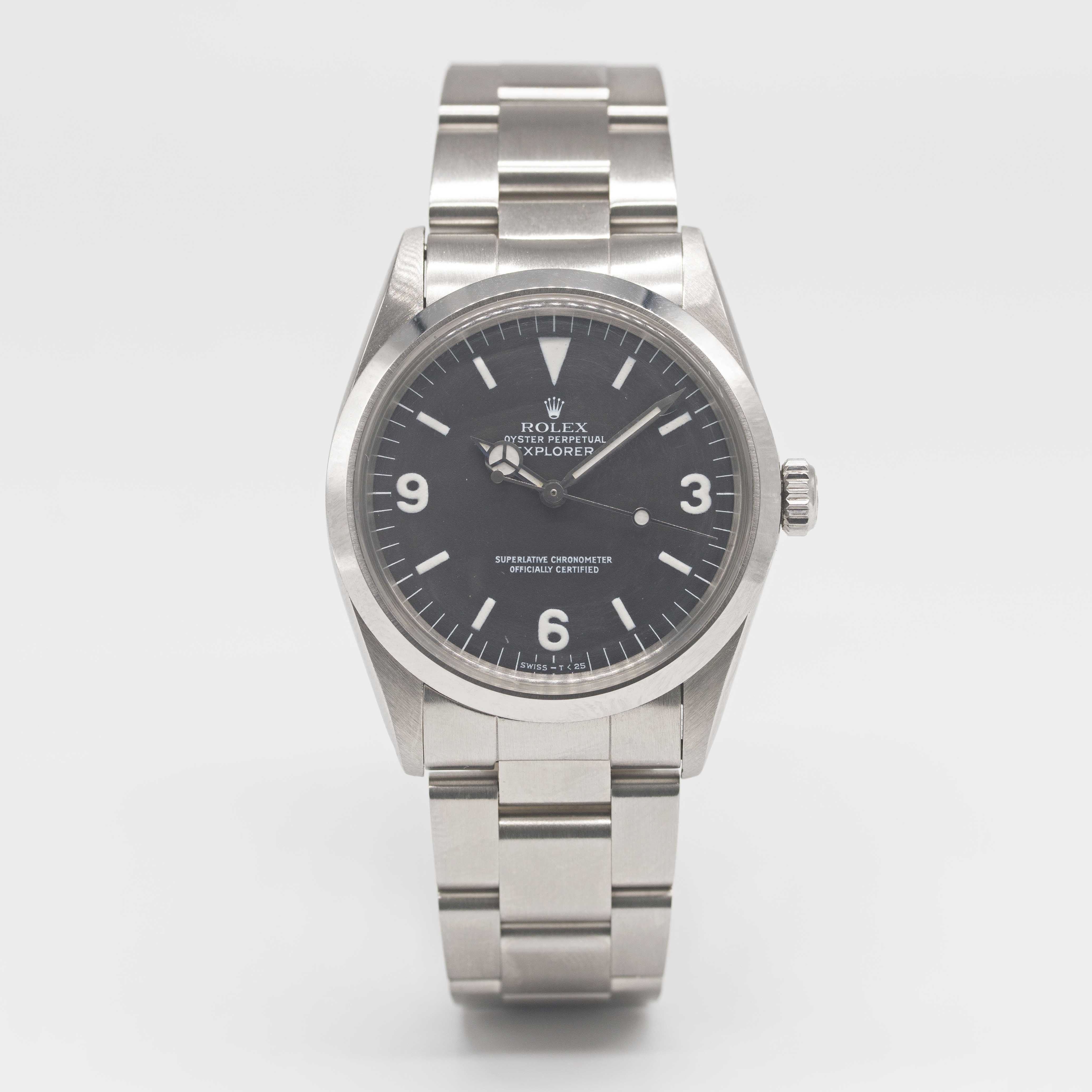 A GENTLEMAN'S STAINLESS STEEL ROLEX OYSTER PERPETUAL EXPLORER BRACELET WATCH CIRCA 1969, REF. 1016 - Image 3 of 11