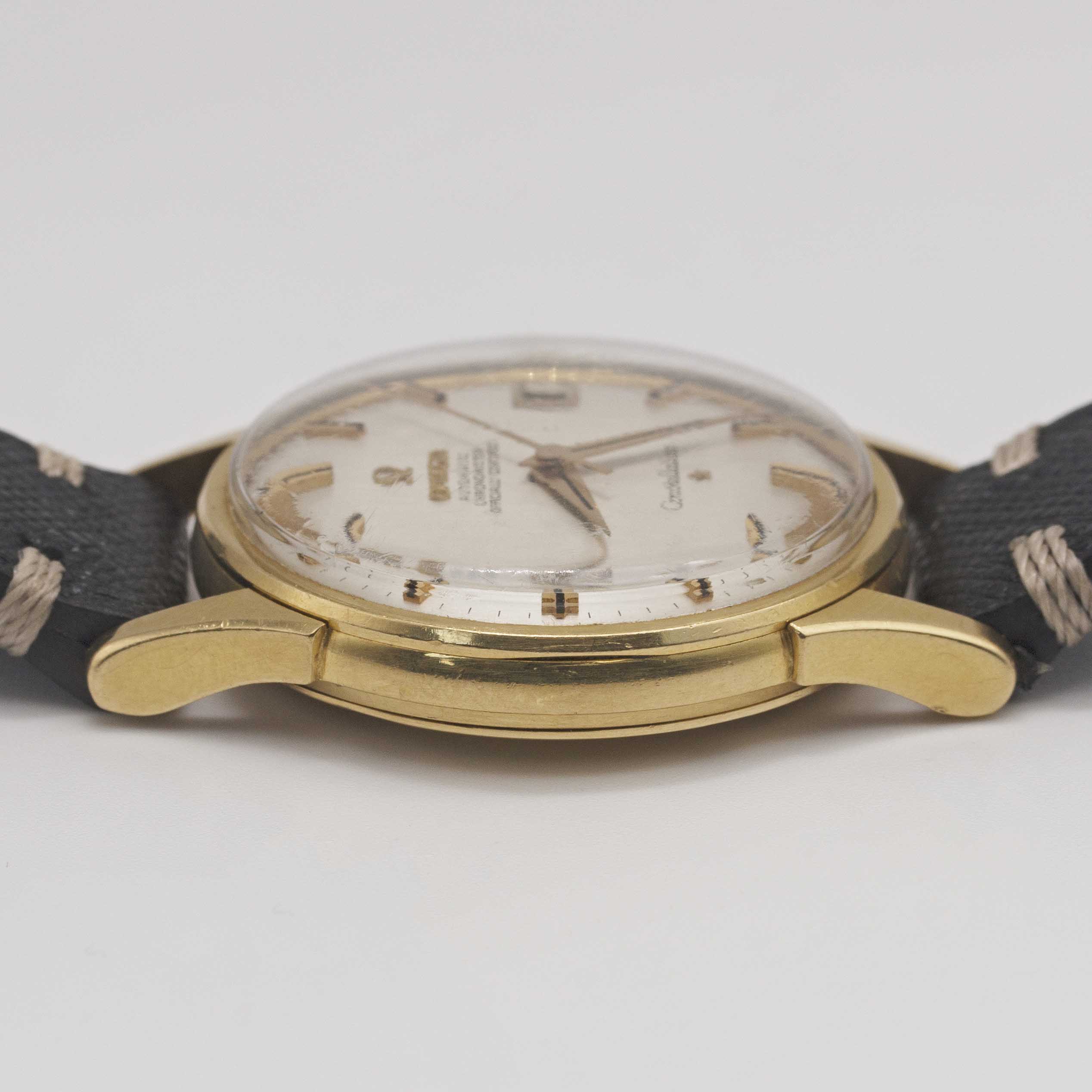 A GENTLEMAN'S 18K SOLID YELLOW GOLD OMEGA CONSTELLATION DATE CHRONOMETER WRIST WATCH CIRCA 1966, - Image 9 of 9