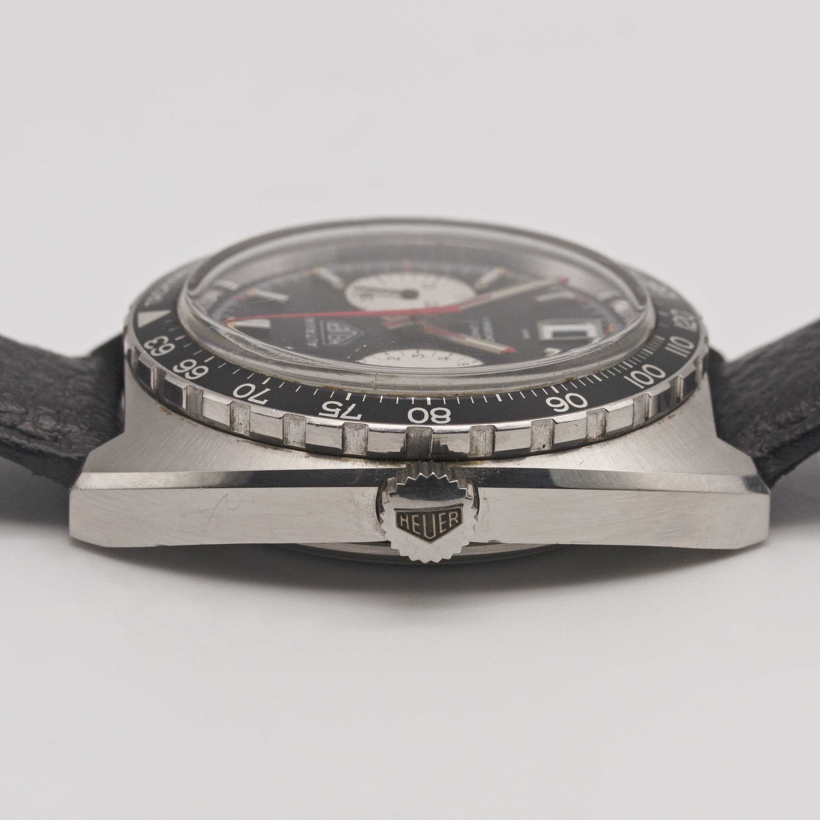 A GENTLEMAN'S STAINLESS STEEL HEUER "VICEROY" AUTAVIA CHRONOGRAPH WRIST WATCH CIRCA 1970s, REF. - Image 9 of 10