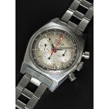 A GENTLEMAN'S STAINLESS STEEL ZENITH EL PRIMERO AUTOMATIC CHRONOGRAPH BRACELET WATCH CIRCA 1971,