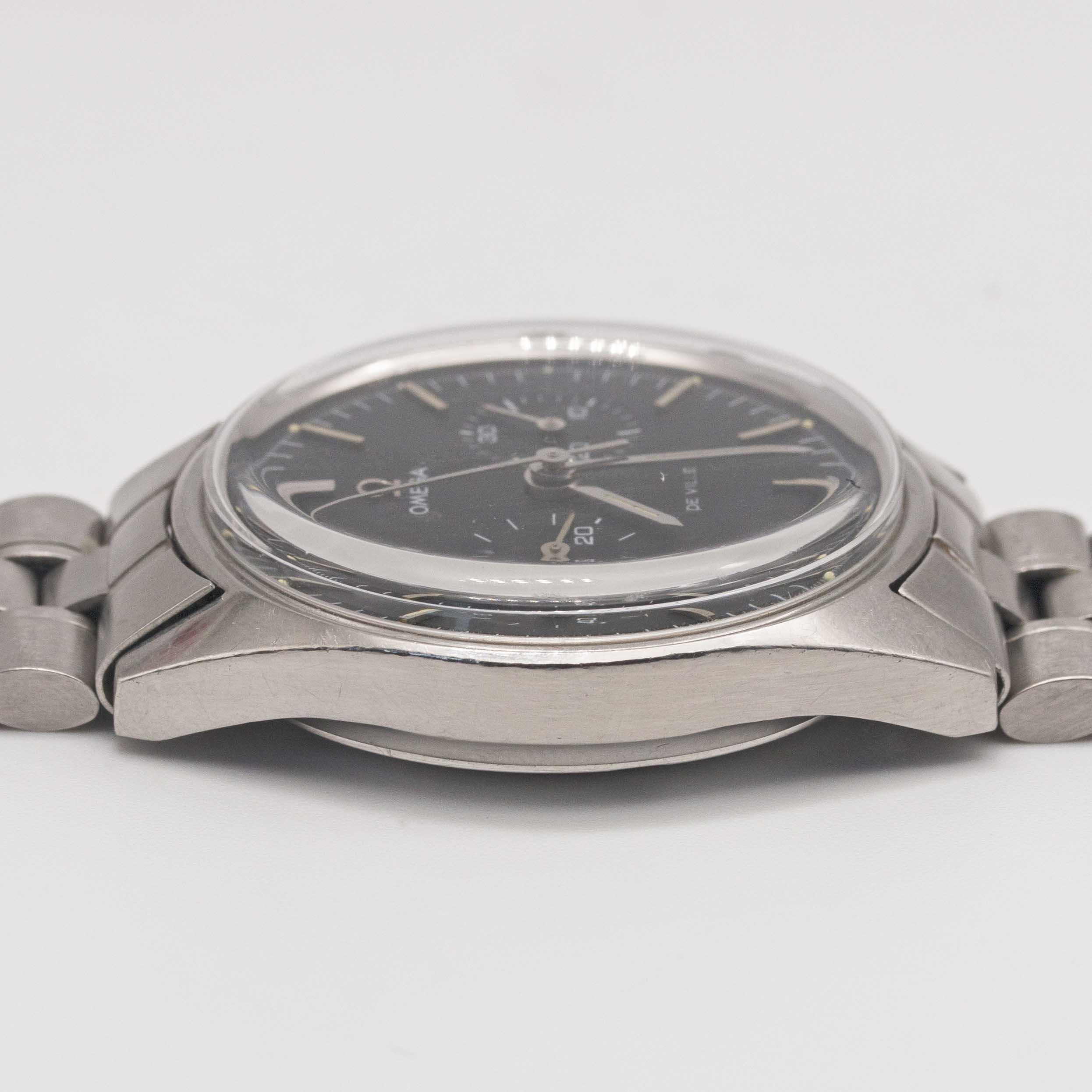 A GENTLEMAN'S STAINLESS STEEL OMEGA DE VILLE CHRONOGRAPH BRACELET WATCH CIRCA 1968, REF. 145.017 - Image 11 of 11