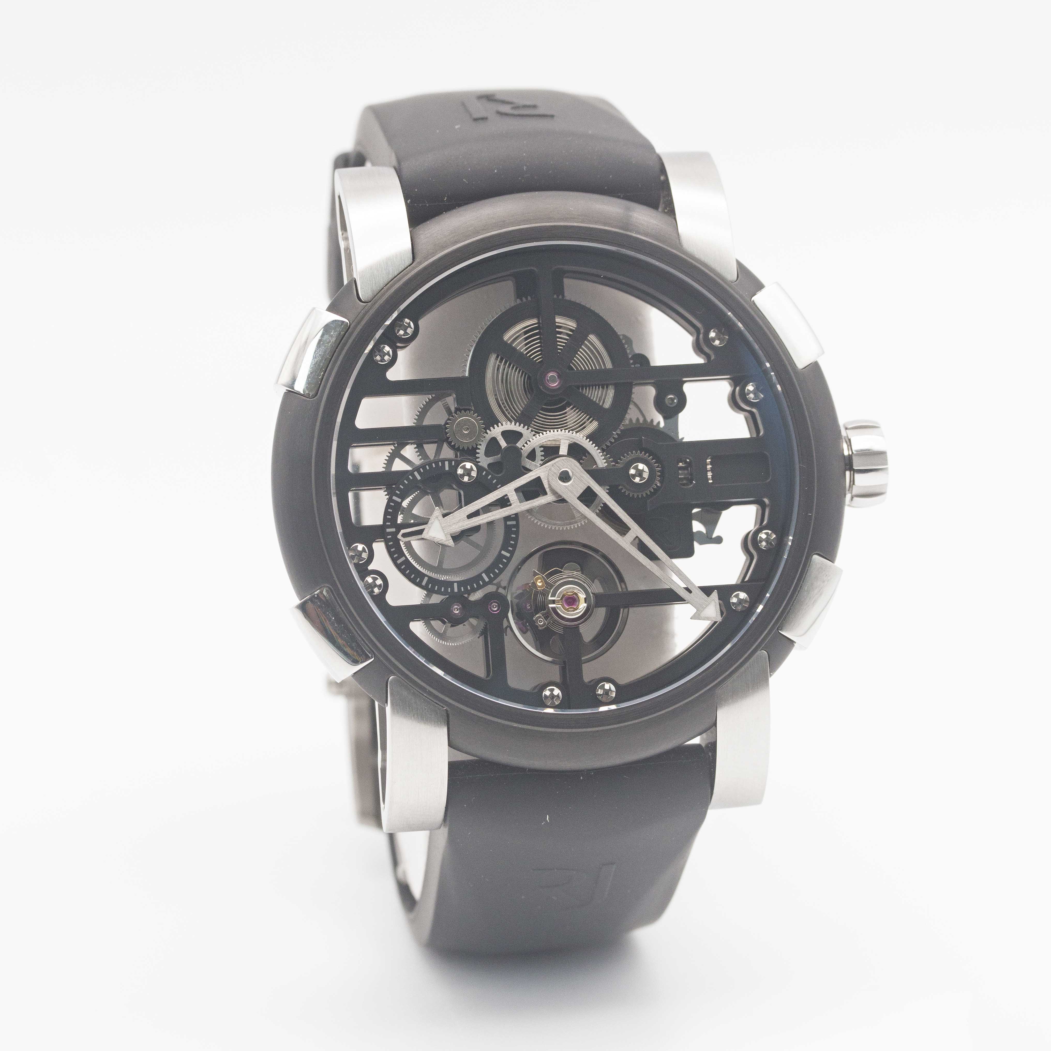 A GENTLEMAN'S STAINLESS STEEL & PVD ROMAIN JEROME SKYLAB SPEED METAL 48 MOON DNA WRIST WATCH CIRCA - Image 5 of 10