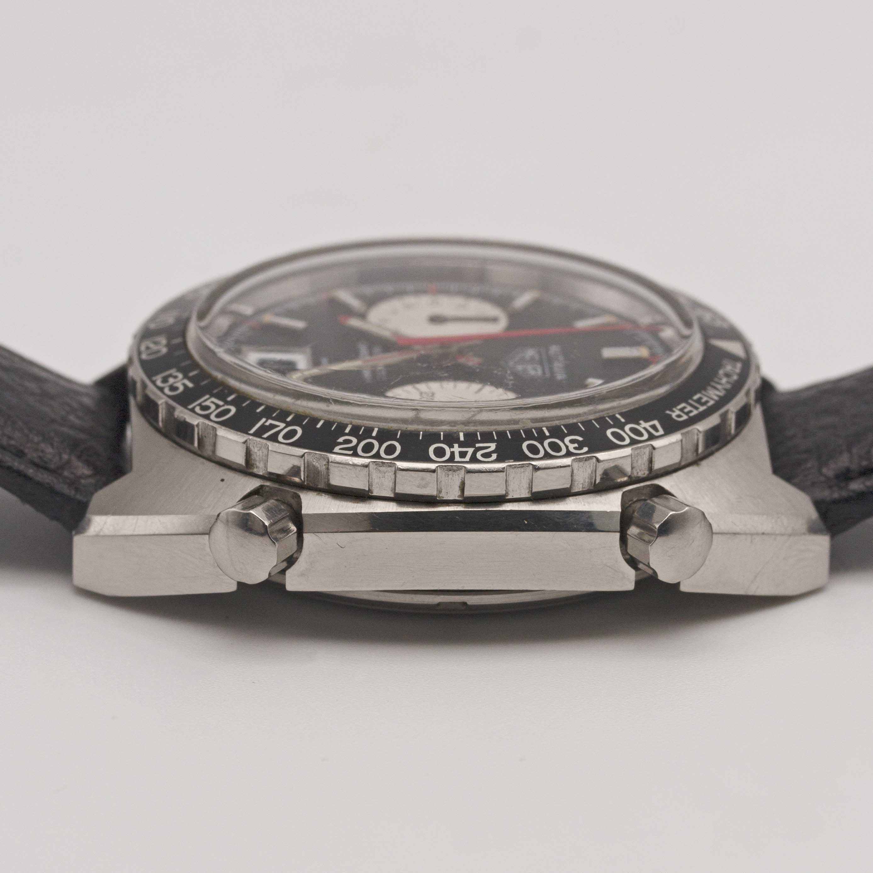 A GENTLEMAN'S STAINLESS STEEL HEUER "VICEROY" AUTAVIA CHRONOGRAPH WRIST WATCH CIRCA 1970s, REF. - Image 10 of 10