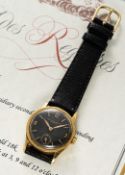 A VERY RARE GENTLEMAN'S 18K SOLID YELLOW GOLD PATEK PHILIPPE CALATRAVA WRIST WATCH DATED 1937,