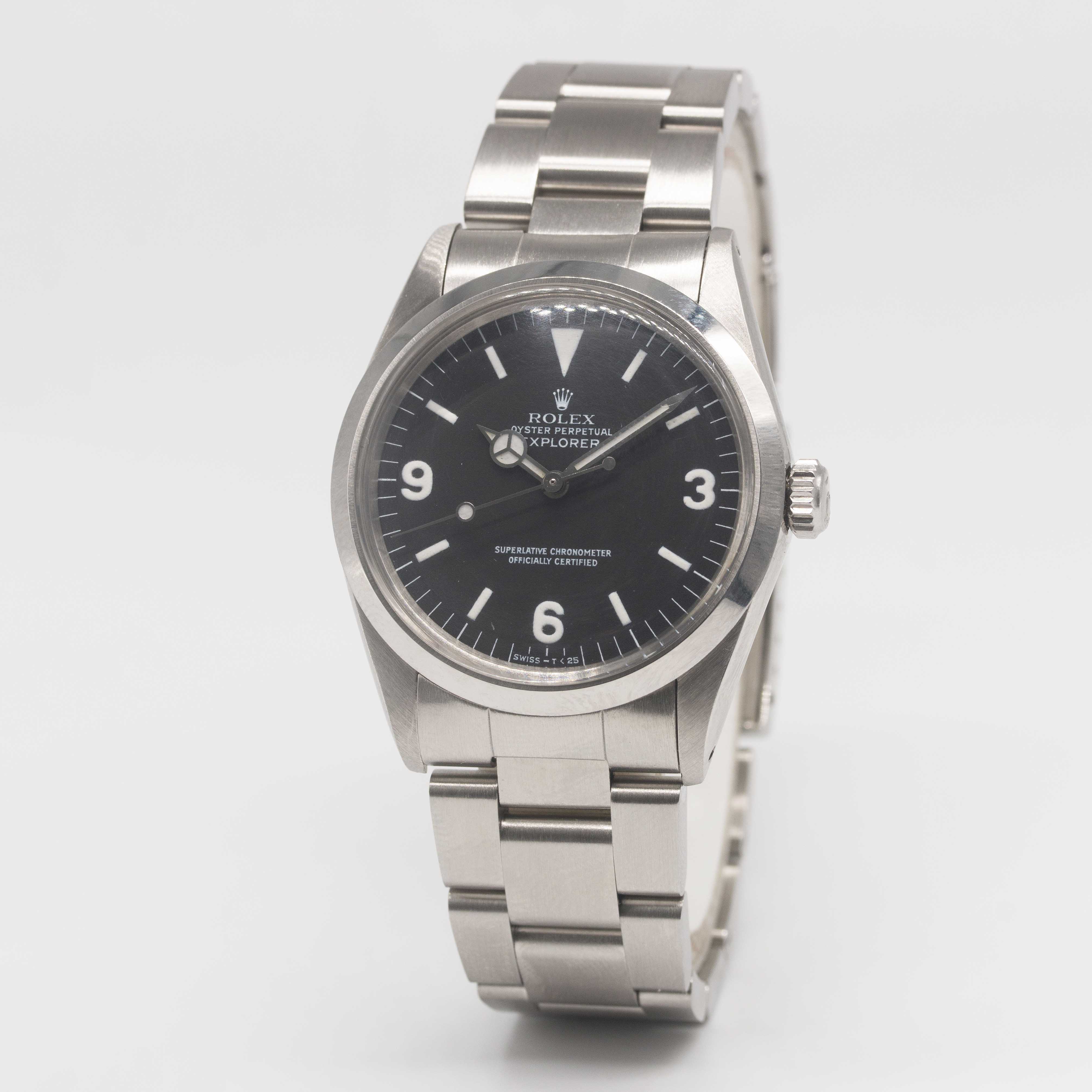 A GENTLEMAN'S STAINLESS STEEL ROLEX OYSTER PERPETUAL EXPLORER BRACELET WATCH CIRCA 1969, REF. 1016 - Image 5 of 11